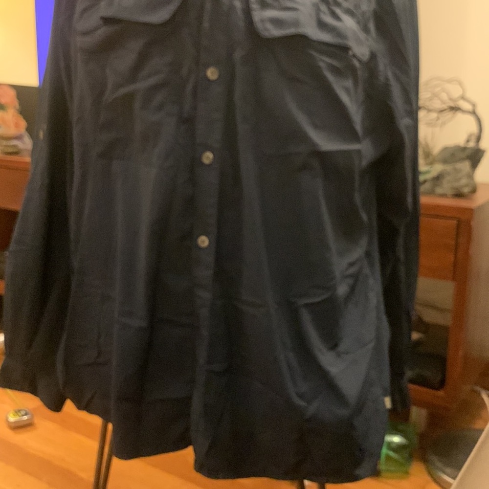 REI UPF 50 SUNBLOCK BLUE OUTDOOR CAMPING HIKING OUTDOOR RUGGED SHIRT - Picture 7 of 16